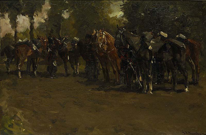 George Hendrik Breitner Cavalry at Rest